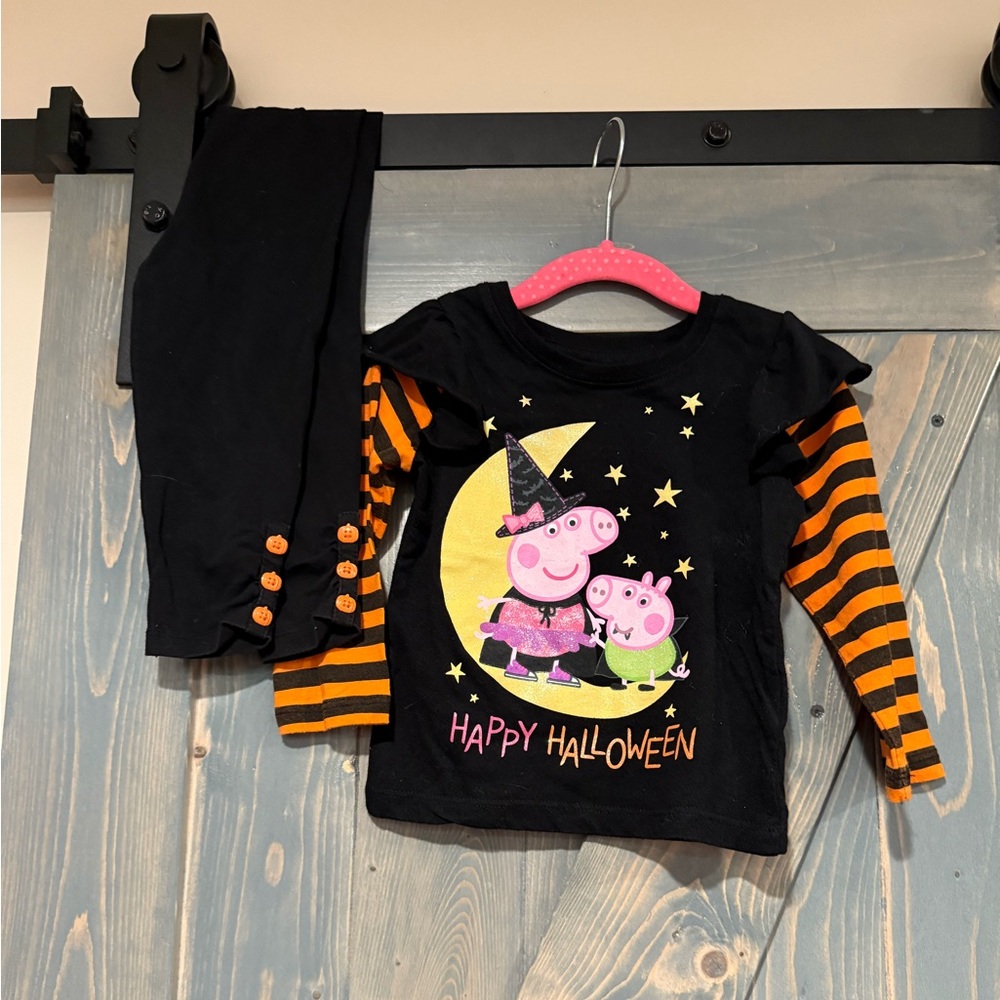 Peppa Pig Black Toddler Shirt